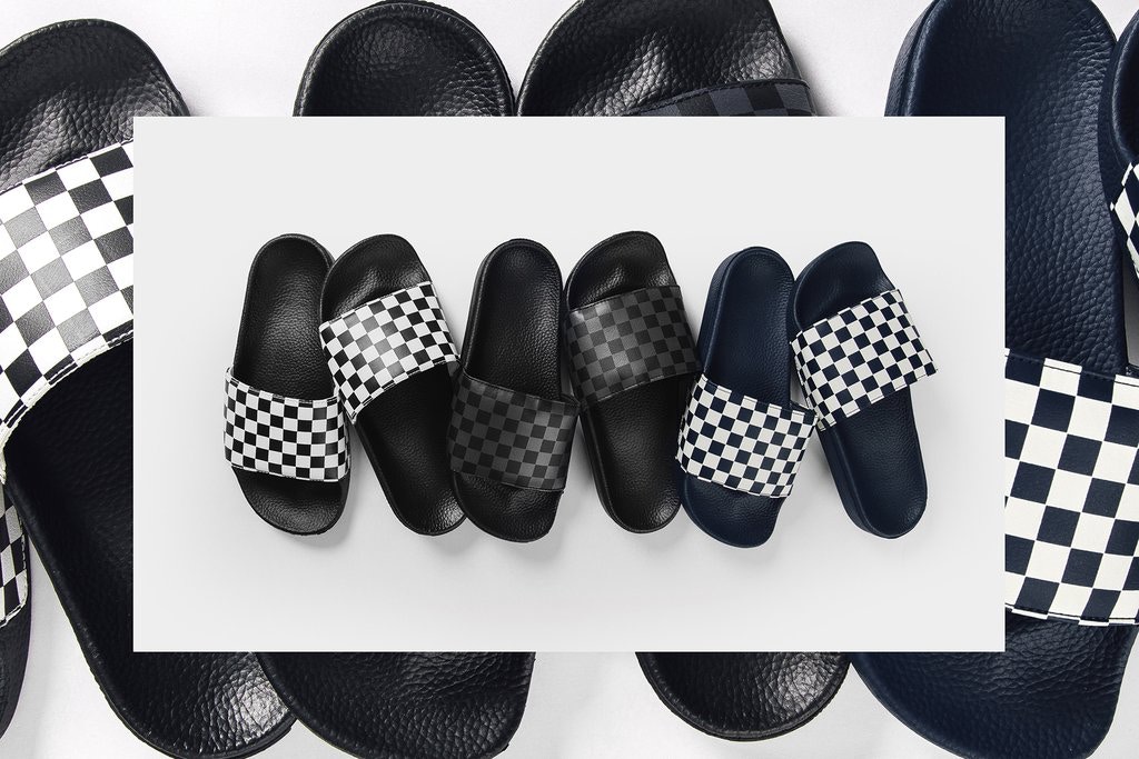 Get Your Hands on These Vans Checkerboard Slides