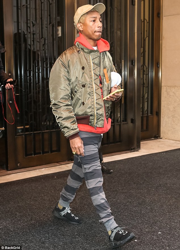 SPOTTED: Pharrell Williams Steps Out In Nigo’s Human Made