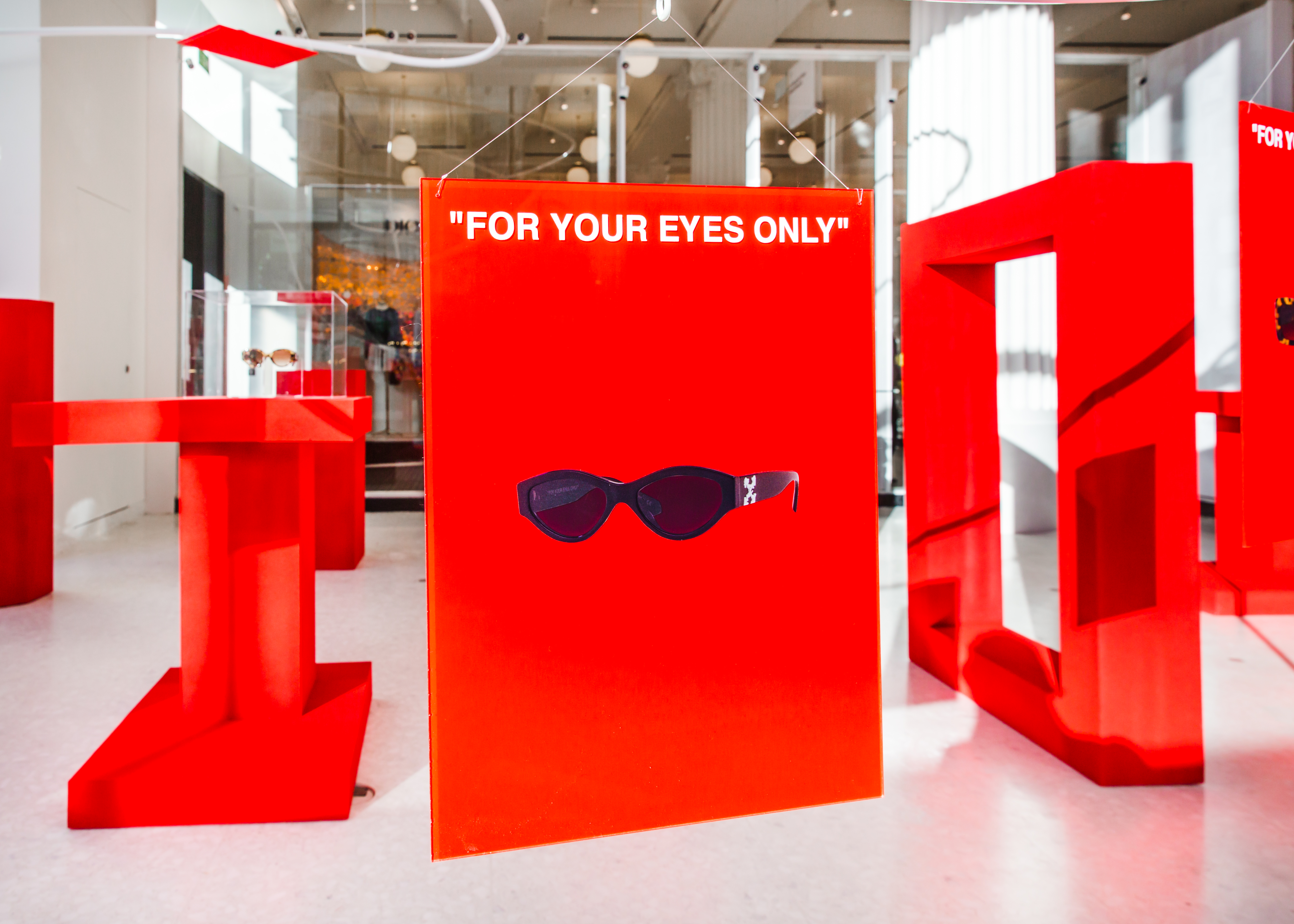 OFF WHITE x Sunglass Hut Drop their New Line of Sunglasses at Selfridges