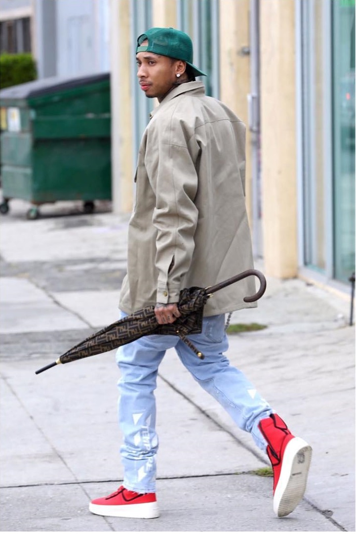 SPOTTED: Tyga Repping Fendi