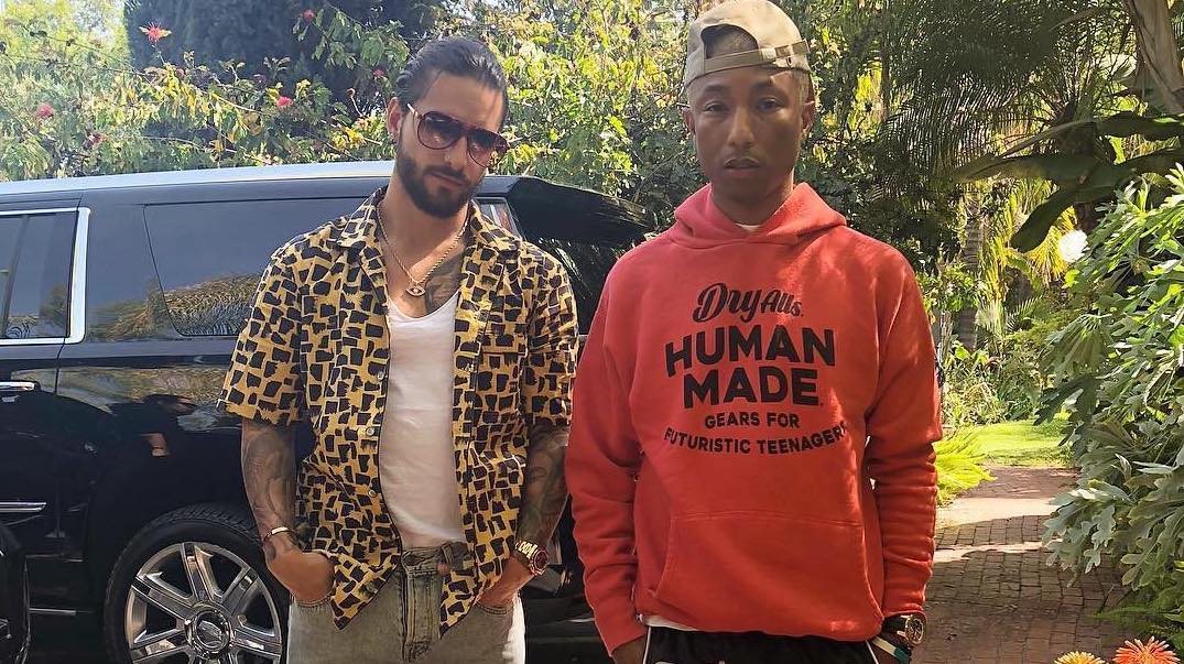 SPOTTED: Pharrell in HUMAN MADE and Pharrell x adidas NMD Sneakers