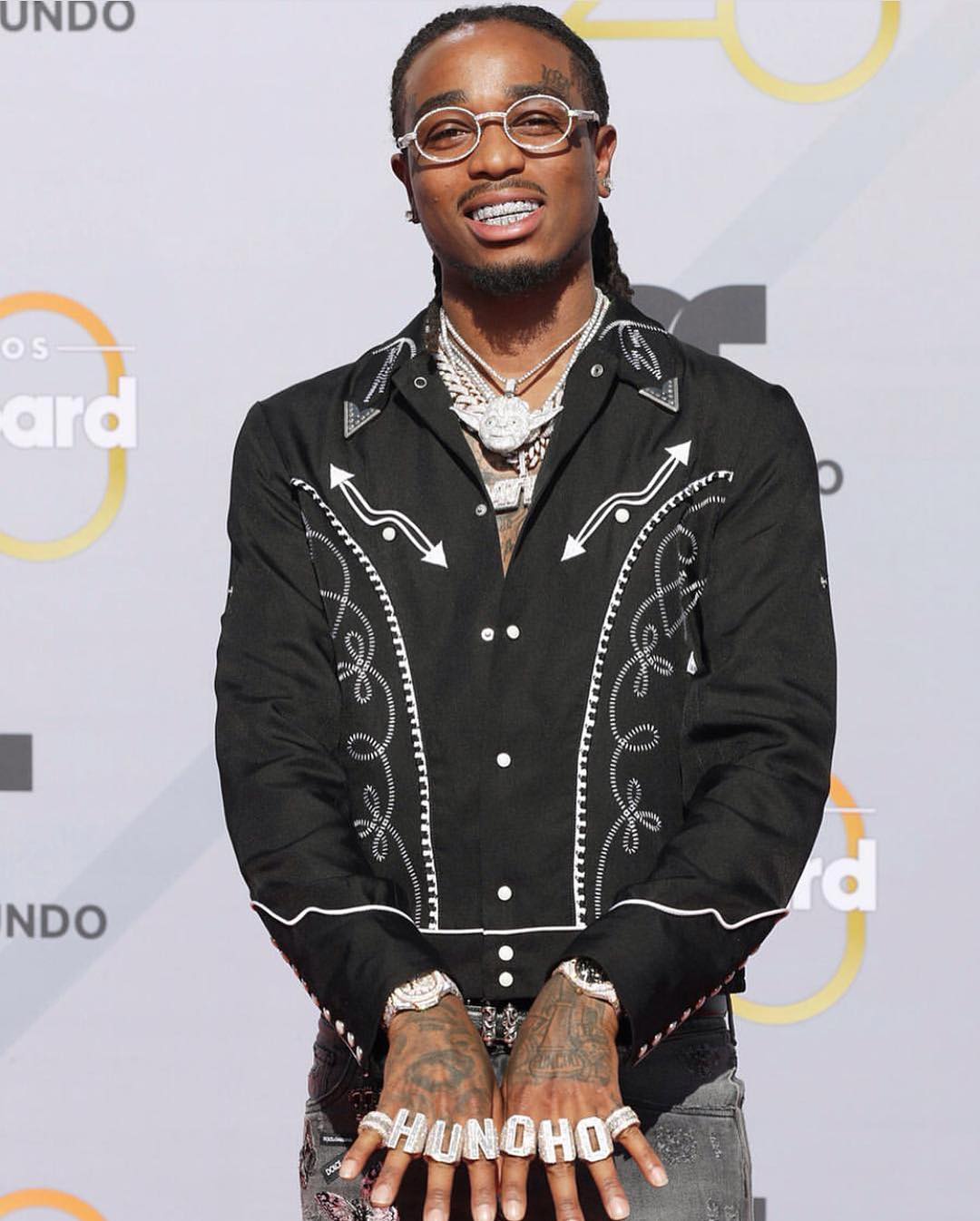SPOTTED: Quavo in Dolce & Gabbana at the Billboard Latin Music Awards