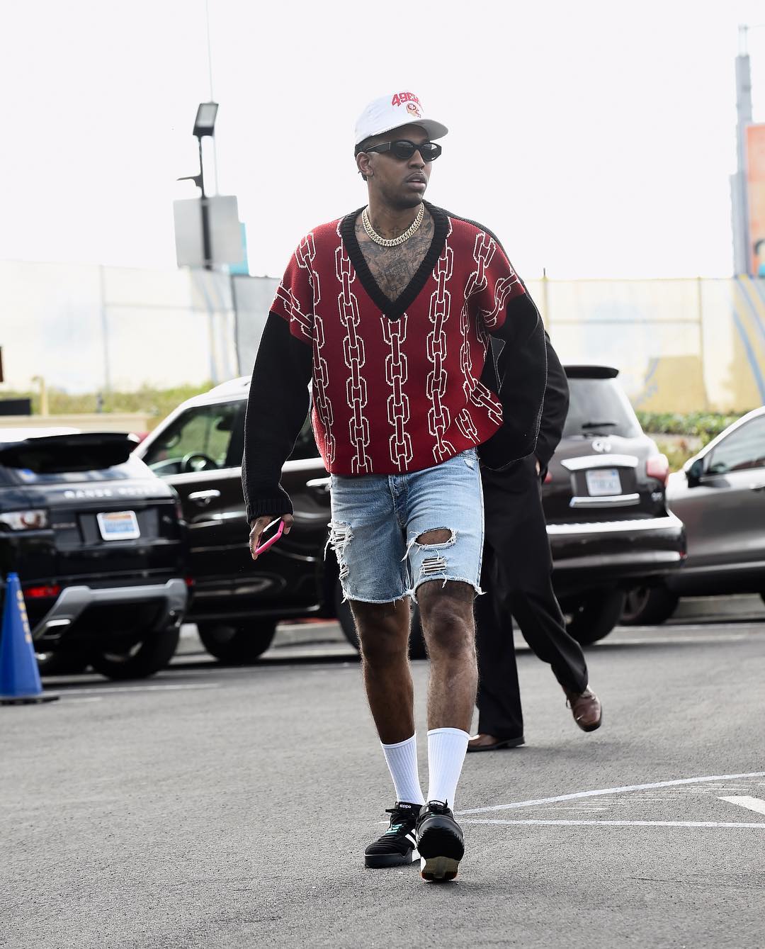 SPOTTED: Nick Young in Enfants Riches Déprimés, FEAR OF GOD and Alexander Wang x adidas Originals
