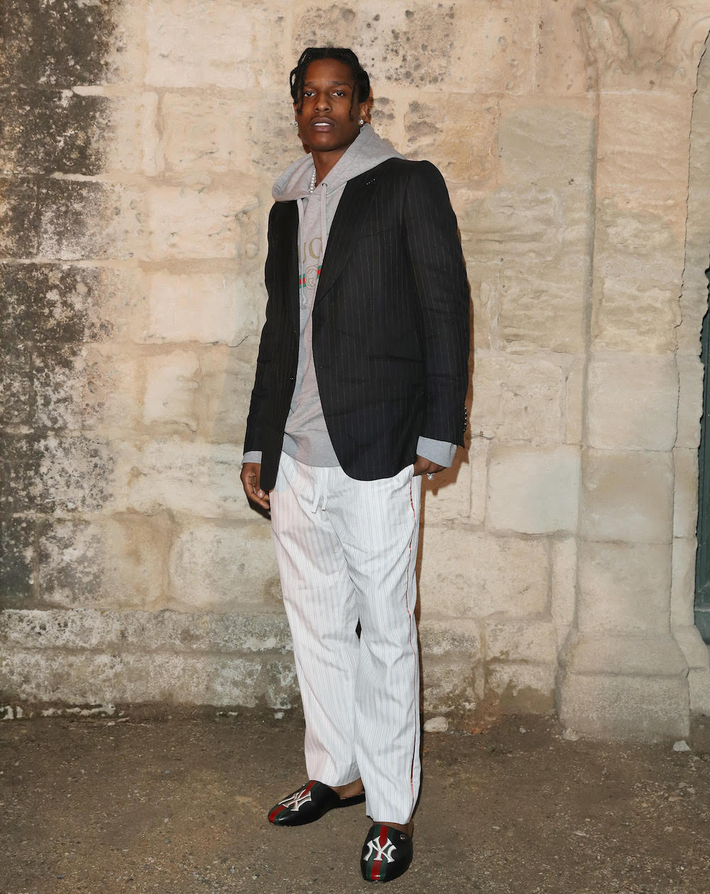 SPOTTED: A$AP Rocky At The Gucci Cruise  2019 Show in Aries, France