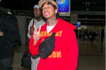 SPOTTED: Tyga Arriving in Nice