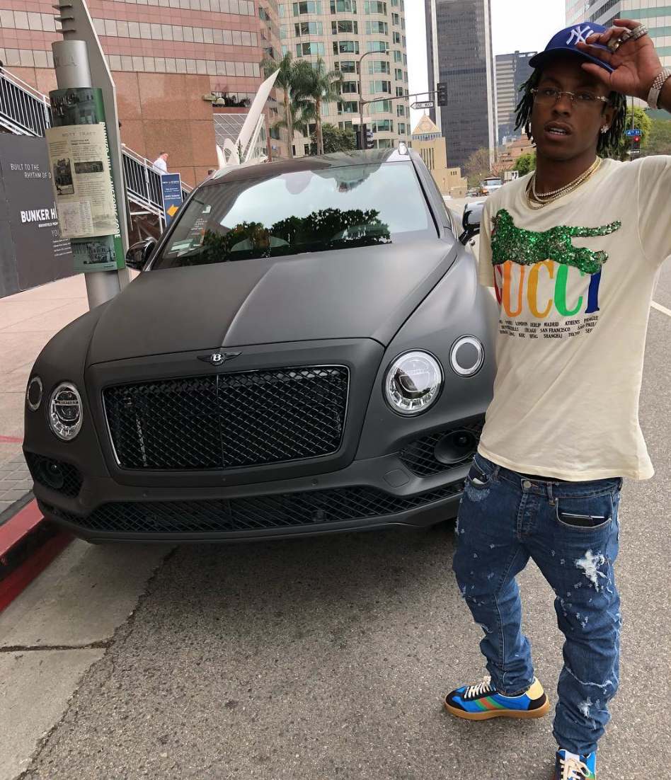 SPOTTED: Rich the Kid in Gucci’s New Web Trainers