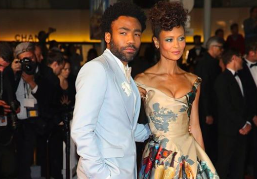 SPOTTED: Donald Glover wears Powder Blue Gucci Tuxedo
