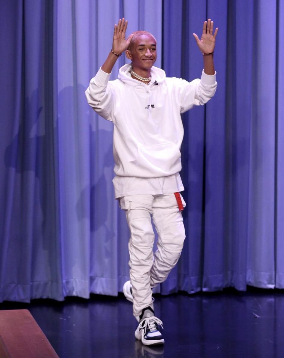 SPOTTED: Jaden Smith in All-White Louis Vuitton and MSFTSrep