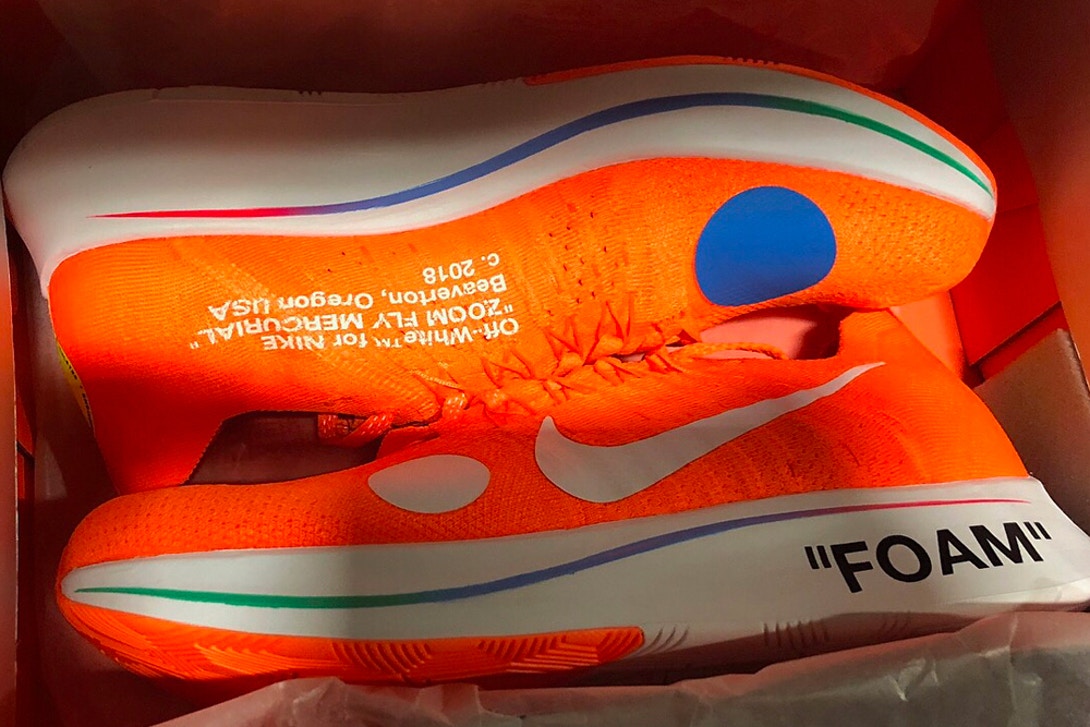 A First Look: Virgil Abloh x Nike Zoom Fly Mercurial Flyknit