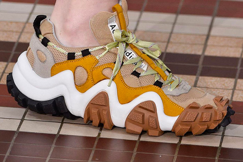 Acne Studios Uses SS19 to Hop on the Trail Sneaker Trend