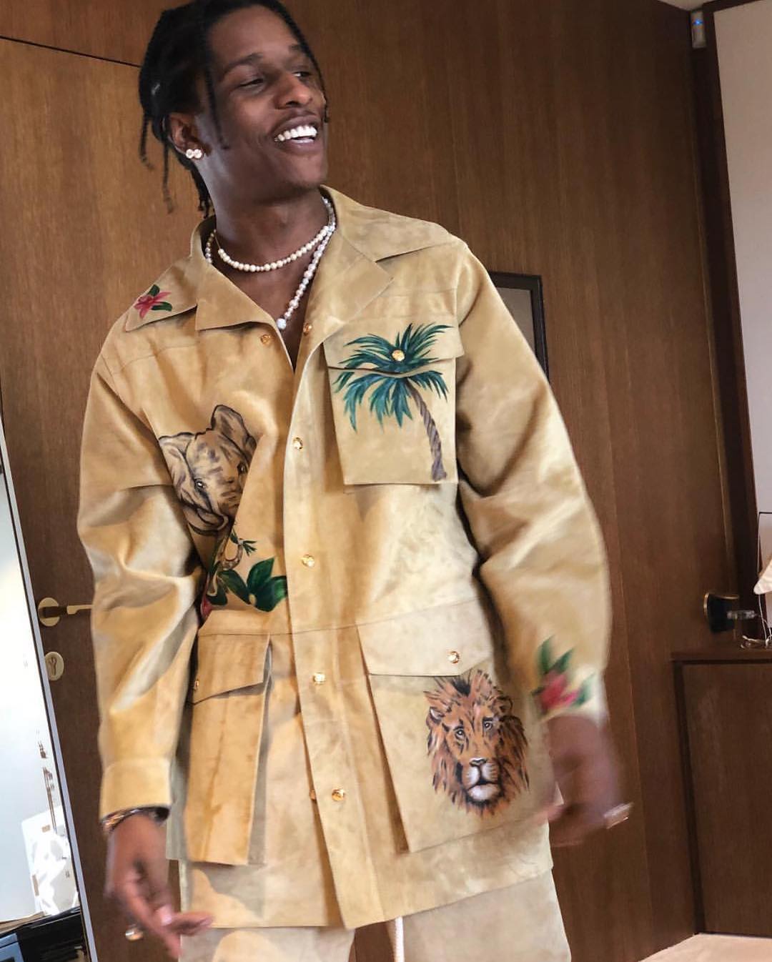 SPOTTED: A$AP Rocky Sports LOEWE with Jonathan Anderson