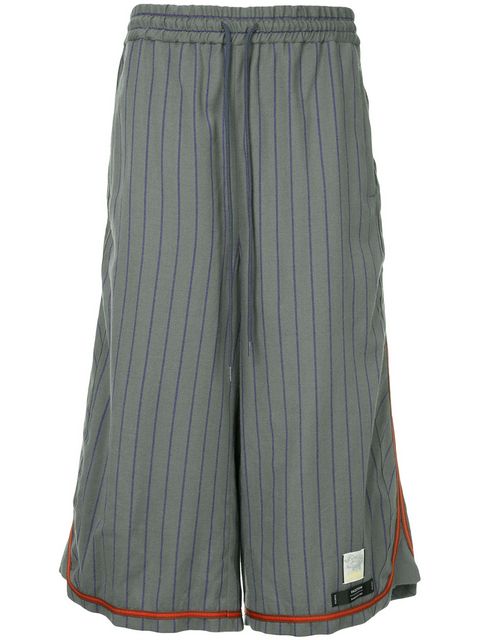 Facetasm x Woolmark long striped shorts