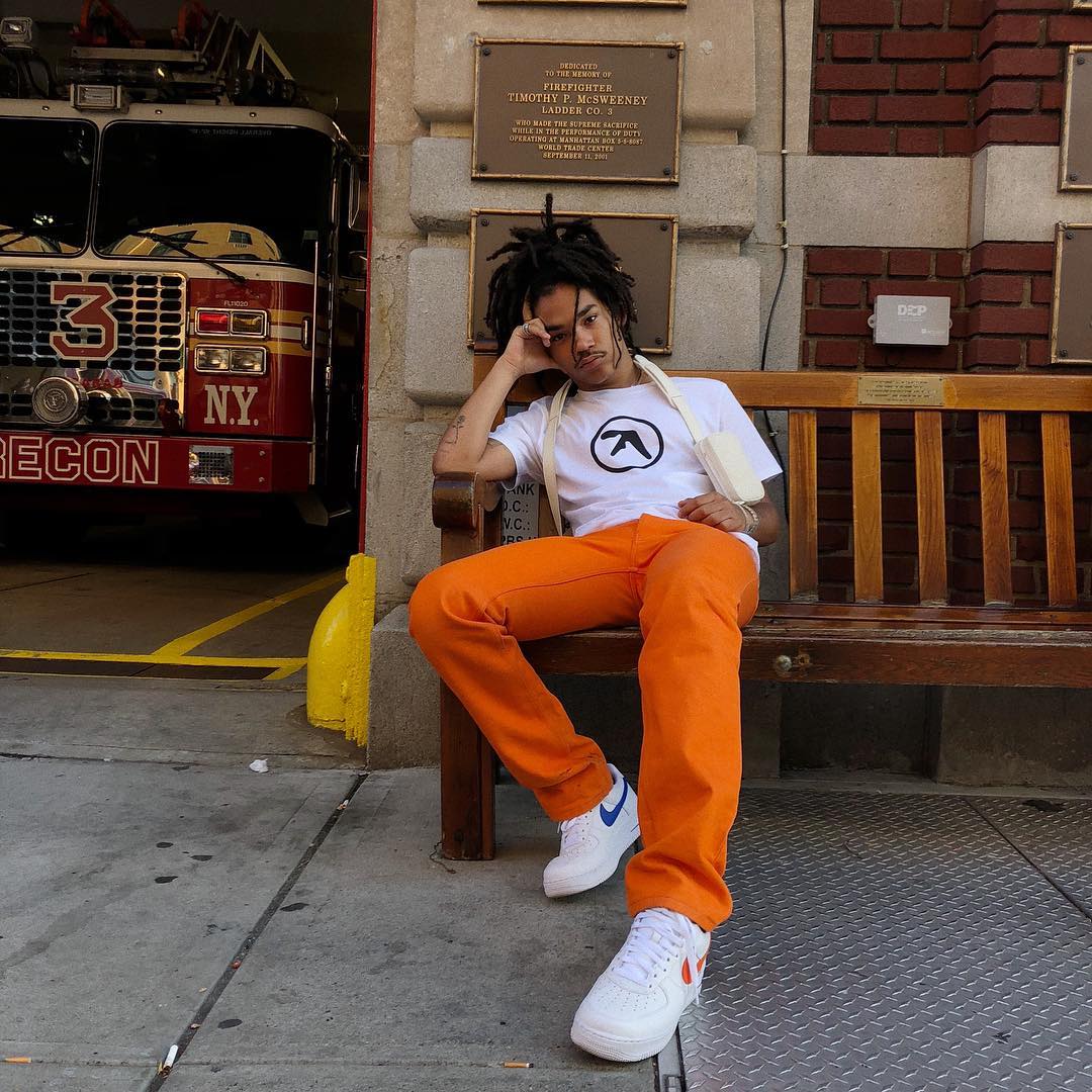 SPOTTED: Luka Sabbat Rocks Aphex Twin and Nike in New York