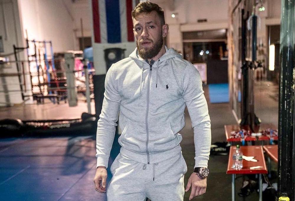 SPOTTED: Conor McGregor Comfy in Ralph Lauren Tracksuit and Dolce & Gabbana Sneakers