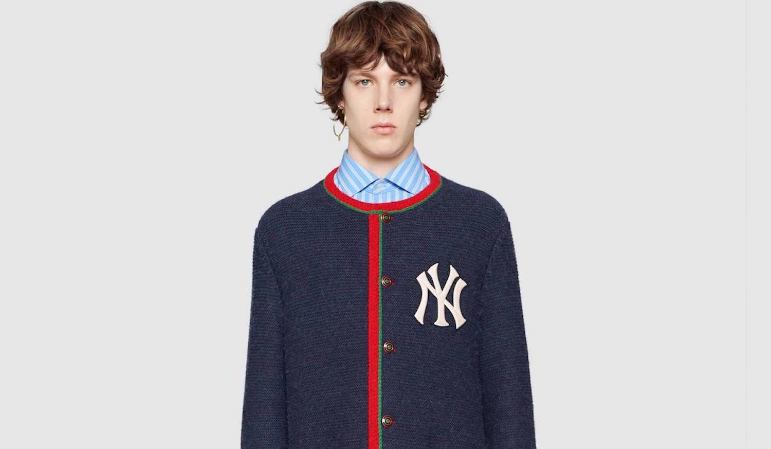 New in Gucci: NY Yankee Knitwear