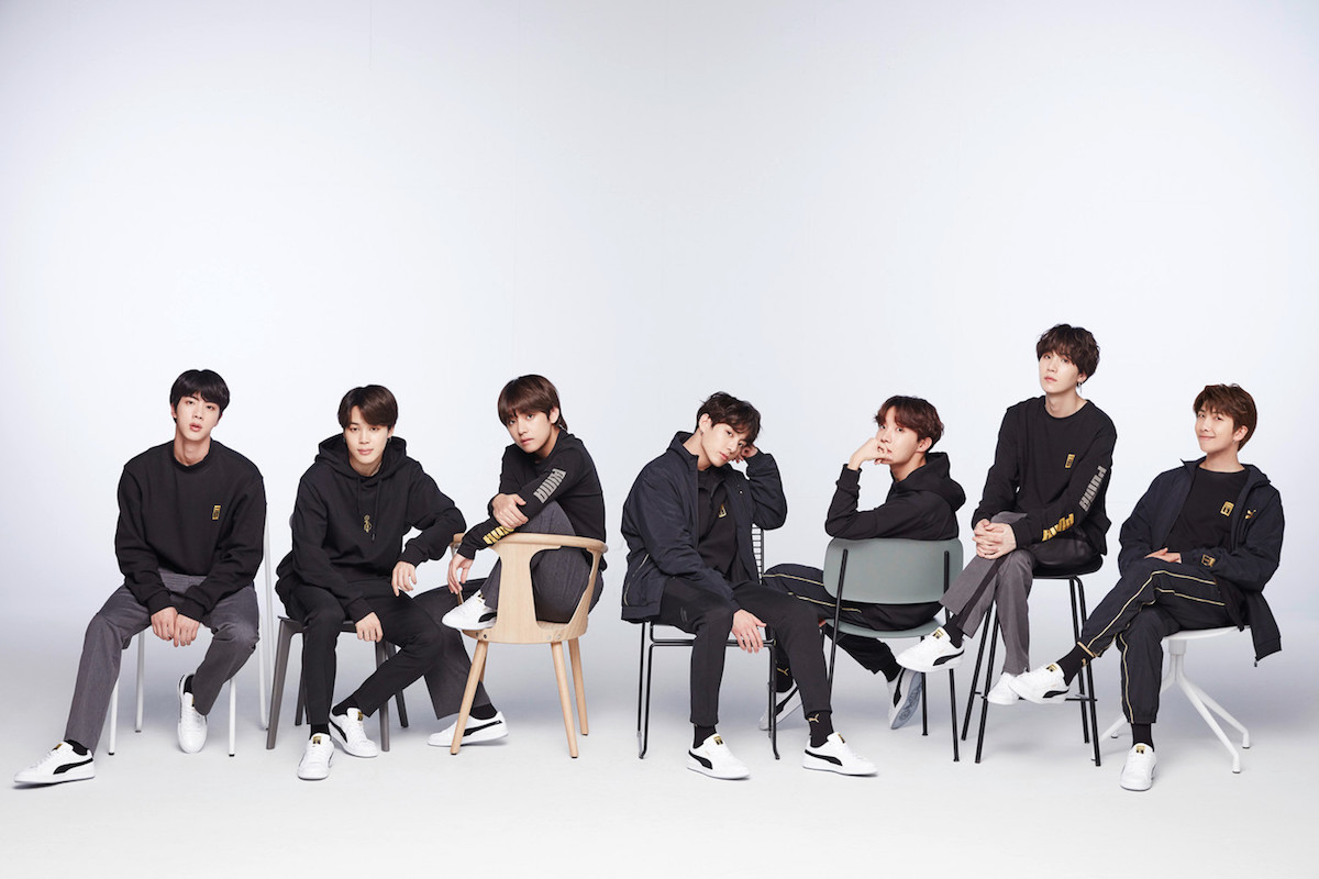 PUMA Taps Korean Boy Band BTS for Basket Collab