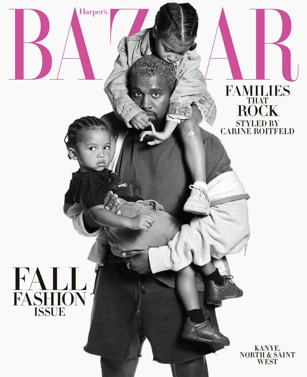 Kanye West Graces The Cover of Harpers Bazaar’s September Issue