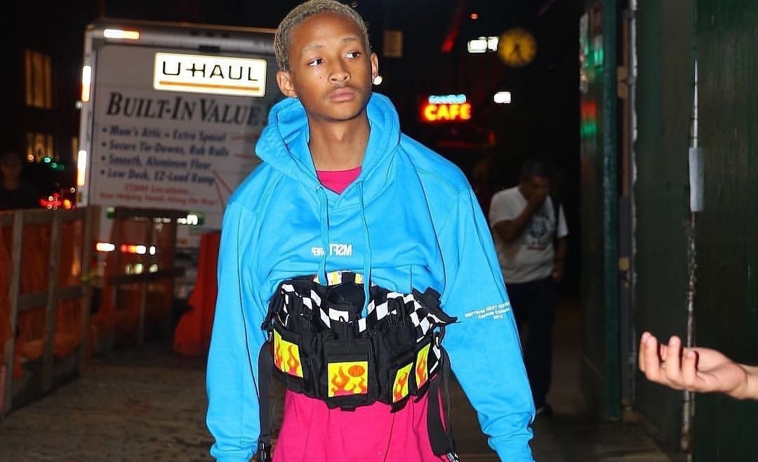 SPOTTED: Jaden Smith in MSFTSrep, Custom New Balance x Louis Vuitton and Thrashers
