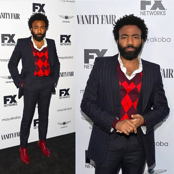 SPOTTED: Childish Gambino Flexing at the FX Vanity Fair
