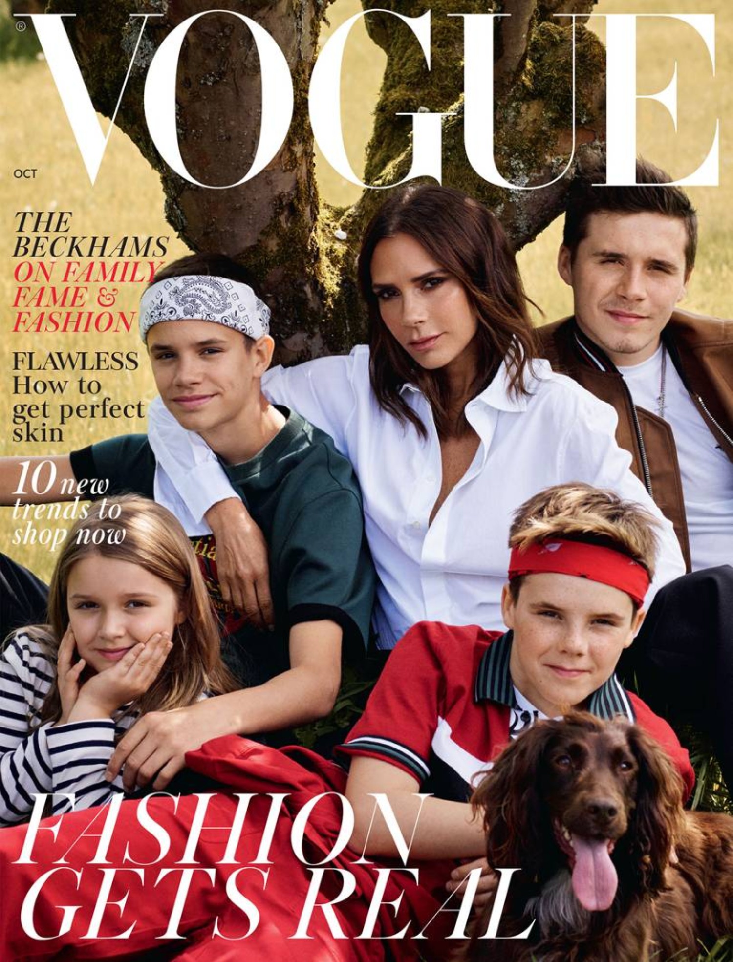 The Beckhams Cover British Vogue to Celebrate a Decade of Victoria Beckham