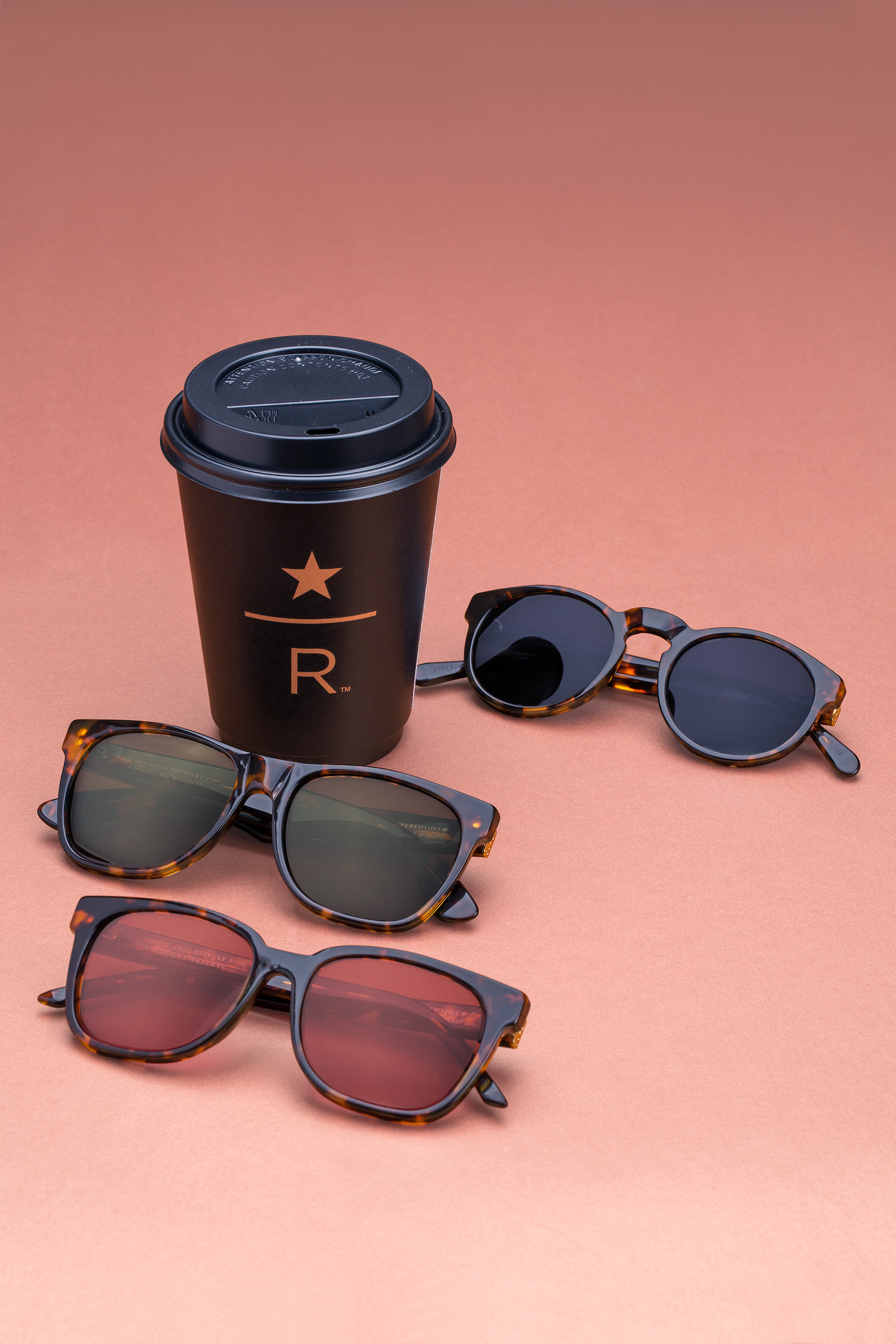 SUPER by RETROSUPERFUTURE Partner with Starbucks for Sunglasses Capsule