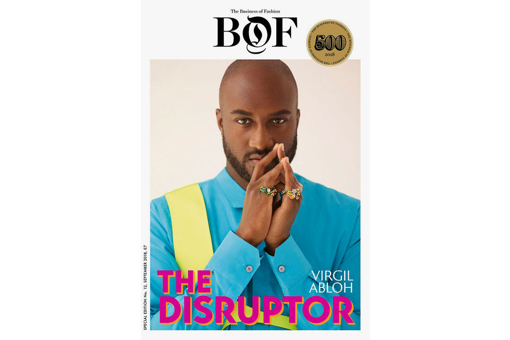 Virgil Abloh Covers Business of Fashion ‘#BOF500’ 2018 Edition