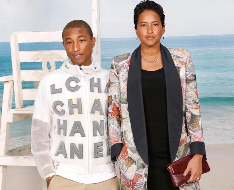 SPOTTED: Pharrell Williams & Wife Attend Chanel SS19 Show in Paris