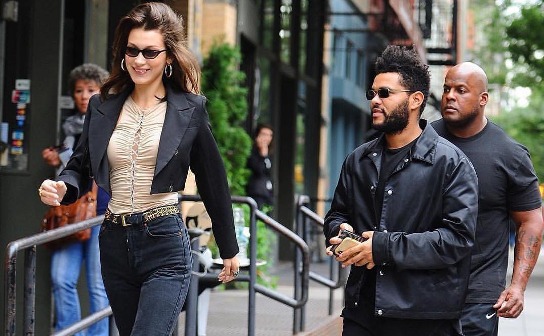 SPOTTED: The Weeknd & Bella Hadid Go All-Black