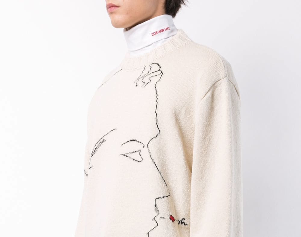 PAUSE or SKIP: Calvin Klein 205W39NYC Silhouette Embroidered Sweater