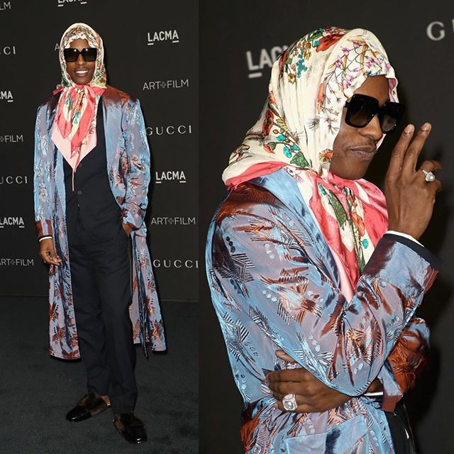 SPOTTED: A$AP Rocky Turning Heads in Gucci