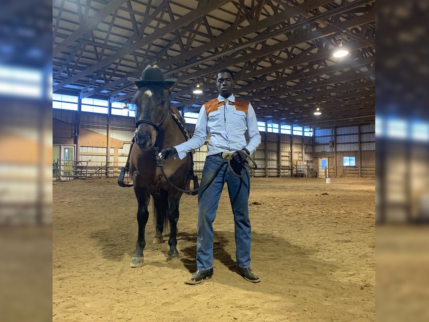 SPOTTED: Sheck Wes Goes Wild West