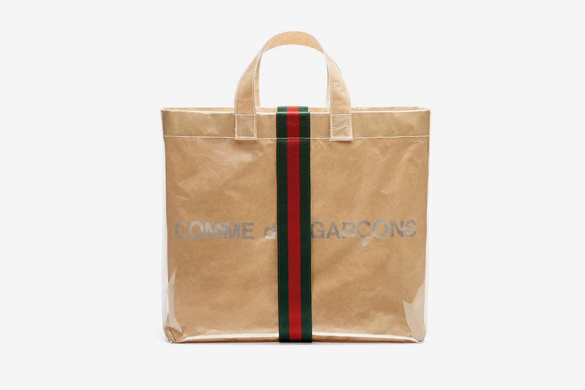 PAUSE or Skip: Gucci x COMME des GARÇONS Plastic Tote Bag