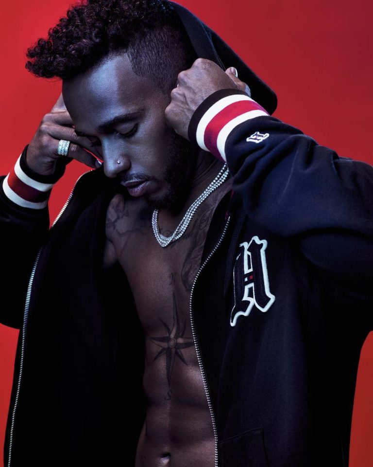 SPOTTED: Lewis Hamilton Sports his Own Collaborative Tommy Hilfiger Hoodie â PAUSE Online | Men 