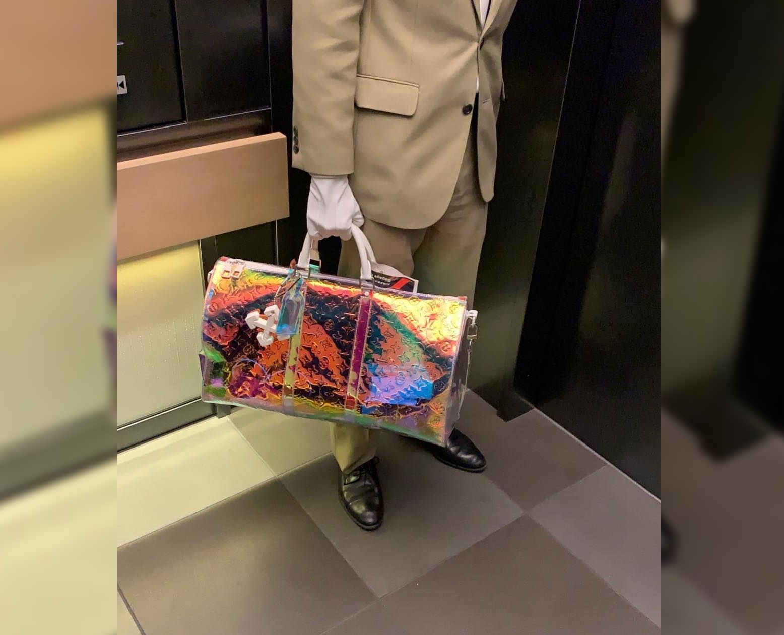SPOTTED: Virgil Abloh’s Louis Vuitton SS19 Travel Bag in Tokyo