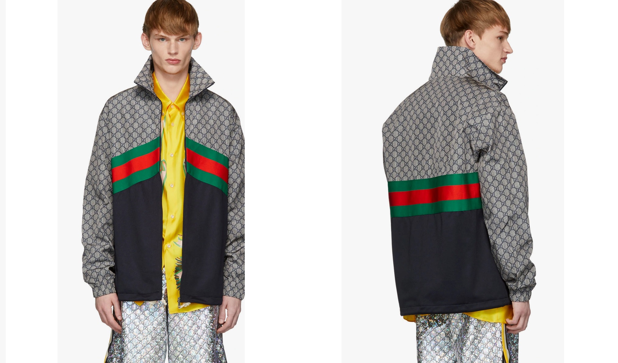 PAUSE or Skip: Gucci’s GG Print Track Jacket