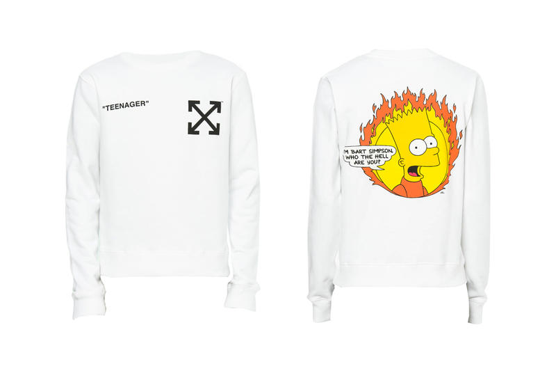 Off-White’s Latest SS19′ Drop Includes New Simpsons Collab Pieces