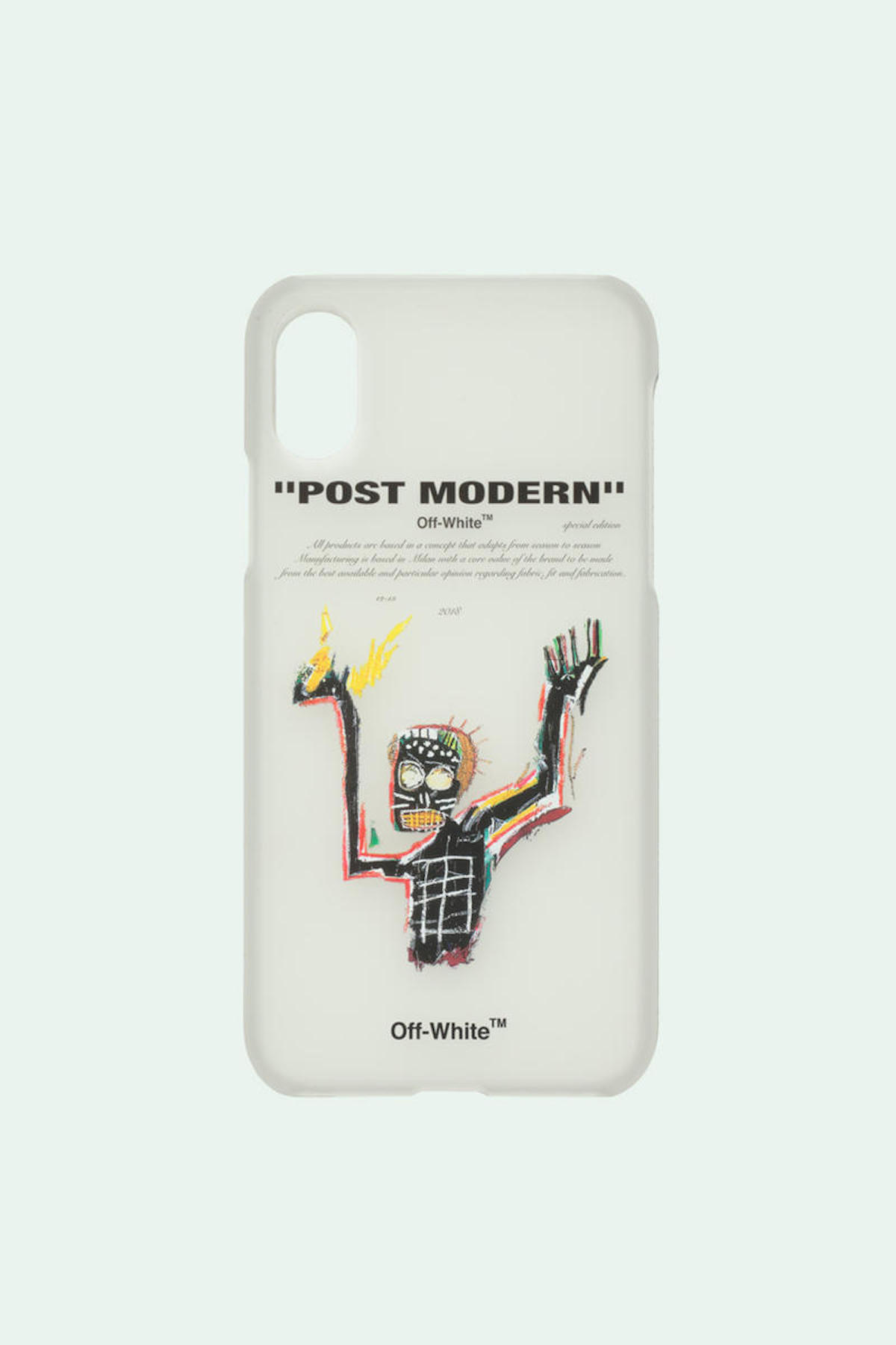 OFF WHITE Continue Basquiat Love Affair With New iPhone Cases PAUSE Online Men s Fashion Street Style Fashion News Streetwear