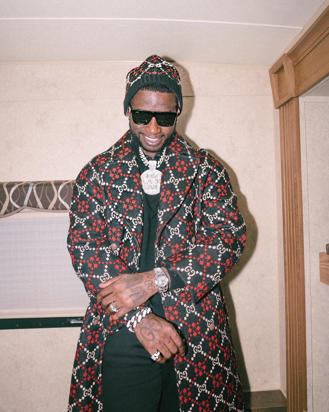 SPOTTED: Gucci Mane Covered in the Iconic GG Monogram – PAUSE Online |  Men's Fashion, Street Style, Fashion News & Streetwear