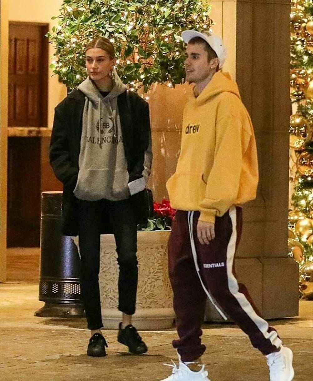 SPOTTED: Justin Bieber Serenades Hailey in Drew House Hoodie