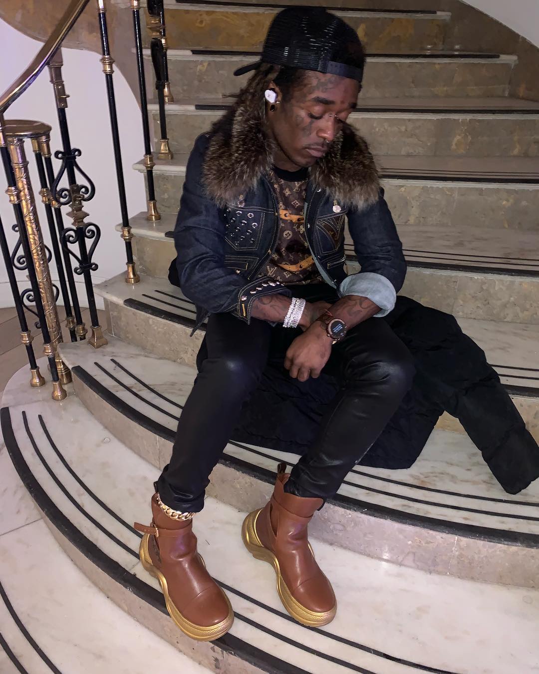 SPOTTED: Lil Uzi Vert Decked Out in Louis Vuitton