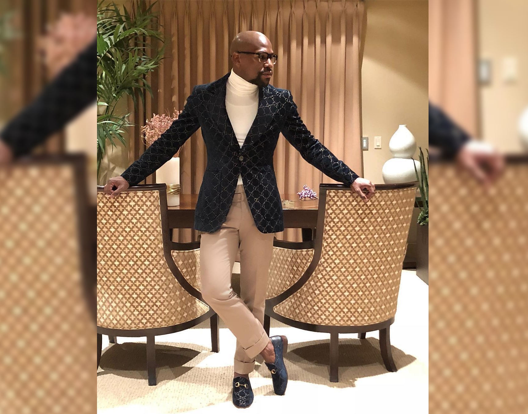 SPOTTED: Floyd Mayweather Jr. Flexes in Matching Gucci