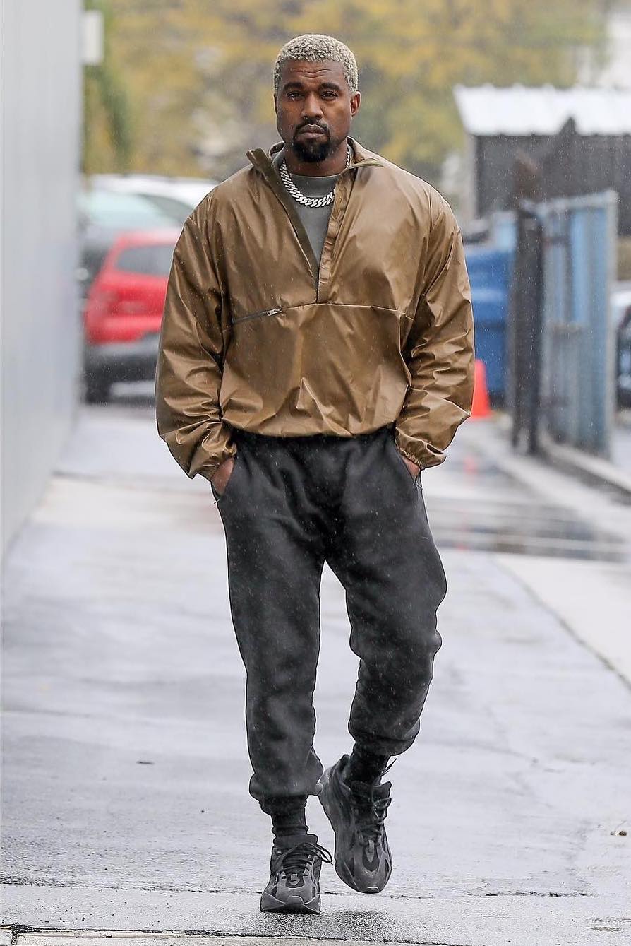 SPOTTED: Kanye West Walks Through the Rain in LA – PAUSE Online | Men&#39;s Fashion, Street Style ...