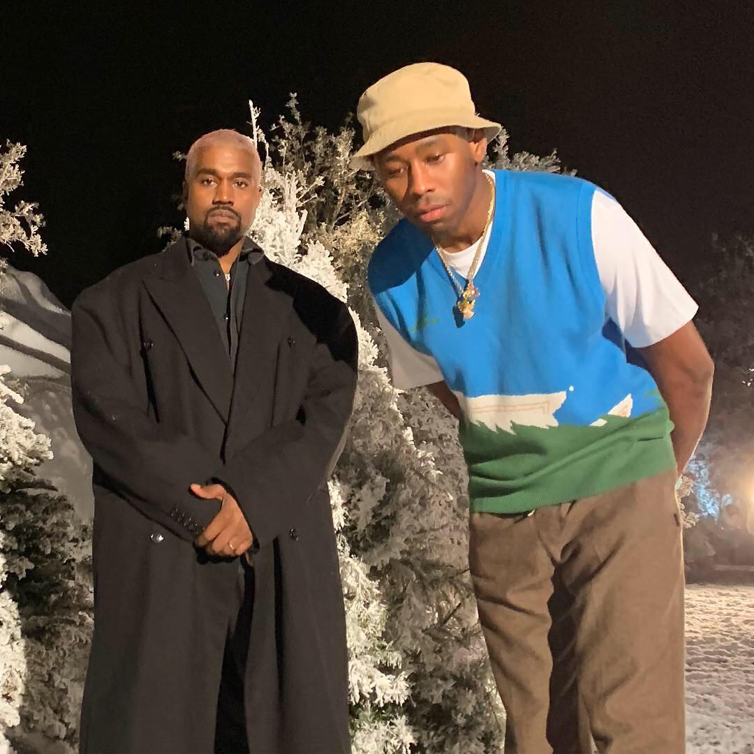 SPOTTED: Tyler, The Creator & Kanye West at The Kardashian-Jenner-West Christmas Party