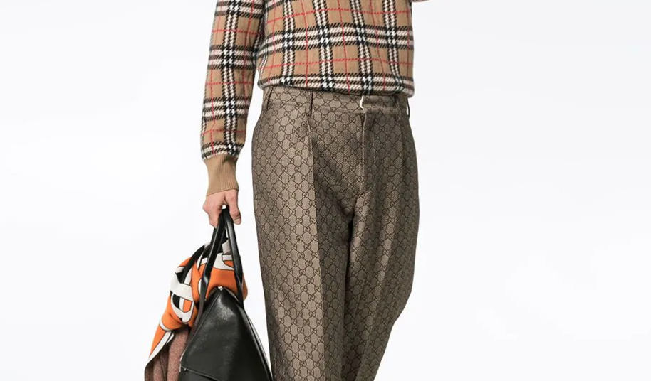 PAUSE or Skip: GG Logo Loose Fit Trousers