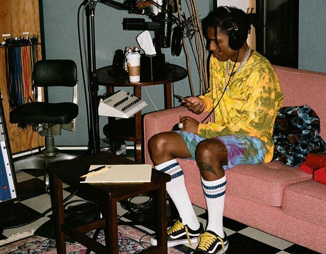 SPOTTED: A$AP Rocky Sports All-Tie-Dye Fit