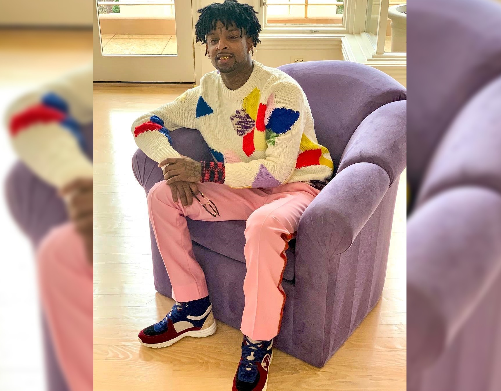 SPOTTED: 21 Savage Rocks Chanel and Calvin Klein 205W39NYC
