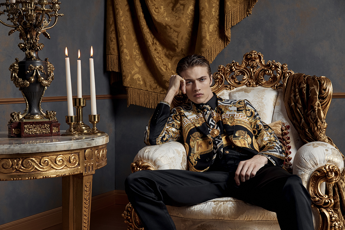 Lucky Blue Smith Leads KITH & Versace’s Collab Campaign
