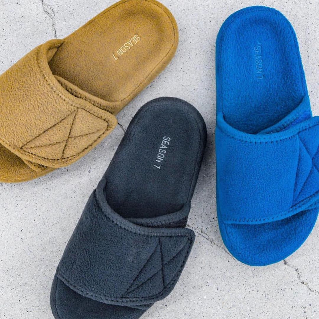 yeezy season 7 fabric slide