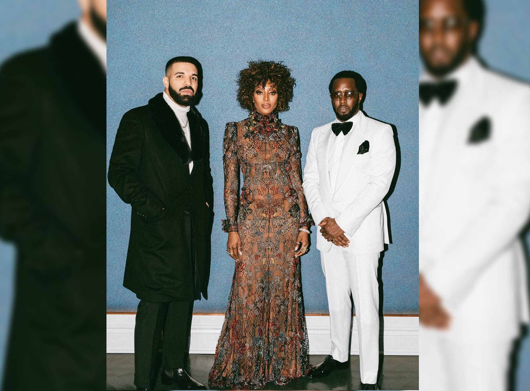 SPOTTED: Diddy, Naomi and Drake Go Formal For Oscars