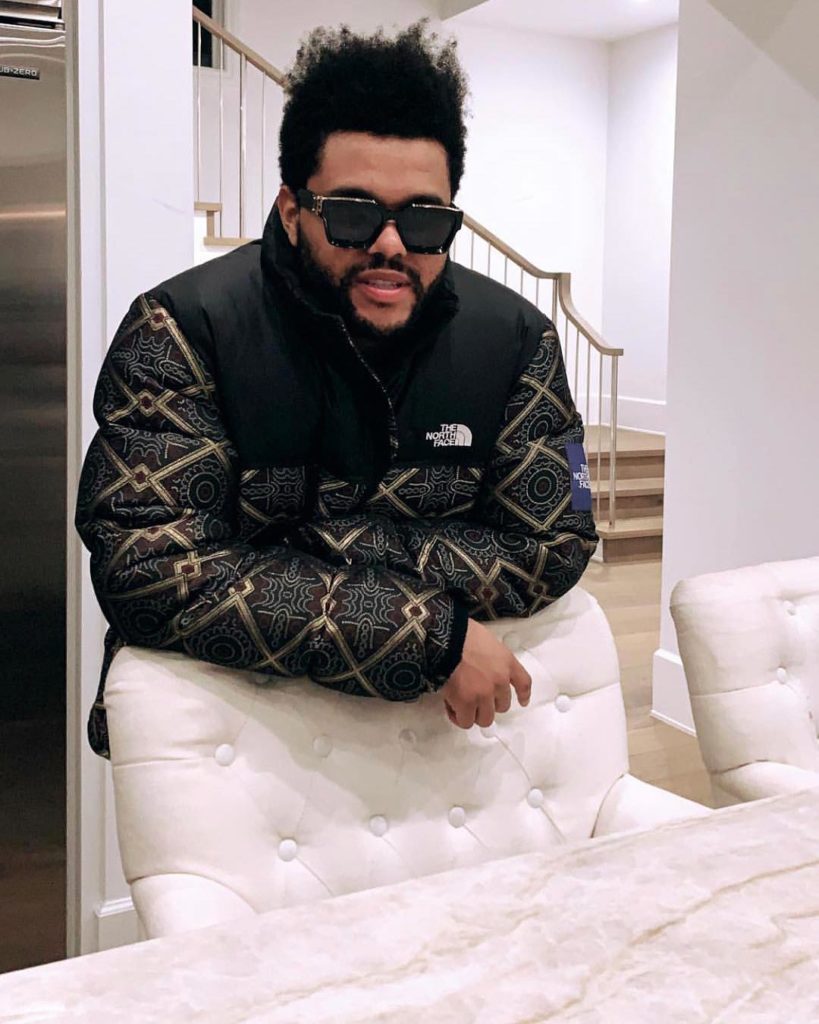 the weeknd supreme north face